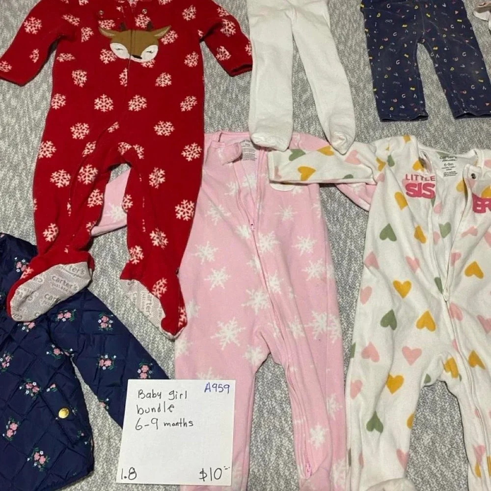 Baby girl bundle 6-9 months. SKU-A959#babygirl
